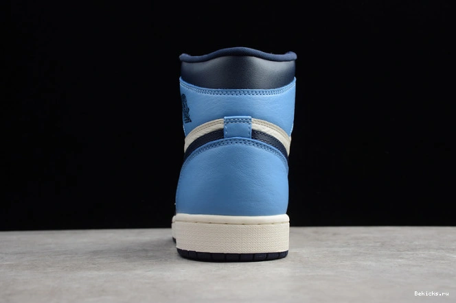 Reps BK obsidian 1 air university jordan blue 555088-140 1109